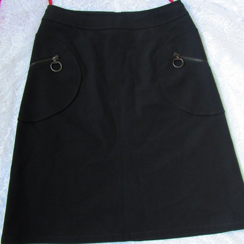 Prada Black Cotton Skirt size IT 40 Small-Medium